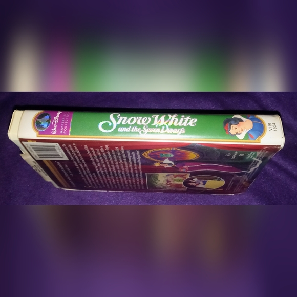 Snow White and the Seven Dwarfs (VHS, 1994) Walt Disney's Masterpiece Collection - Picture 2 of 5